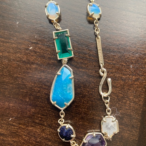 Kendra Scott Multicolor Gemstone Necklace - Picture 4 of 4
